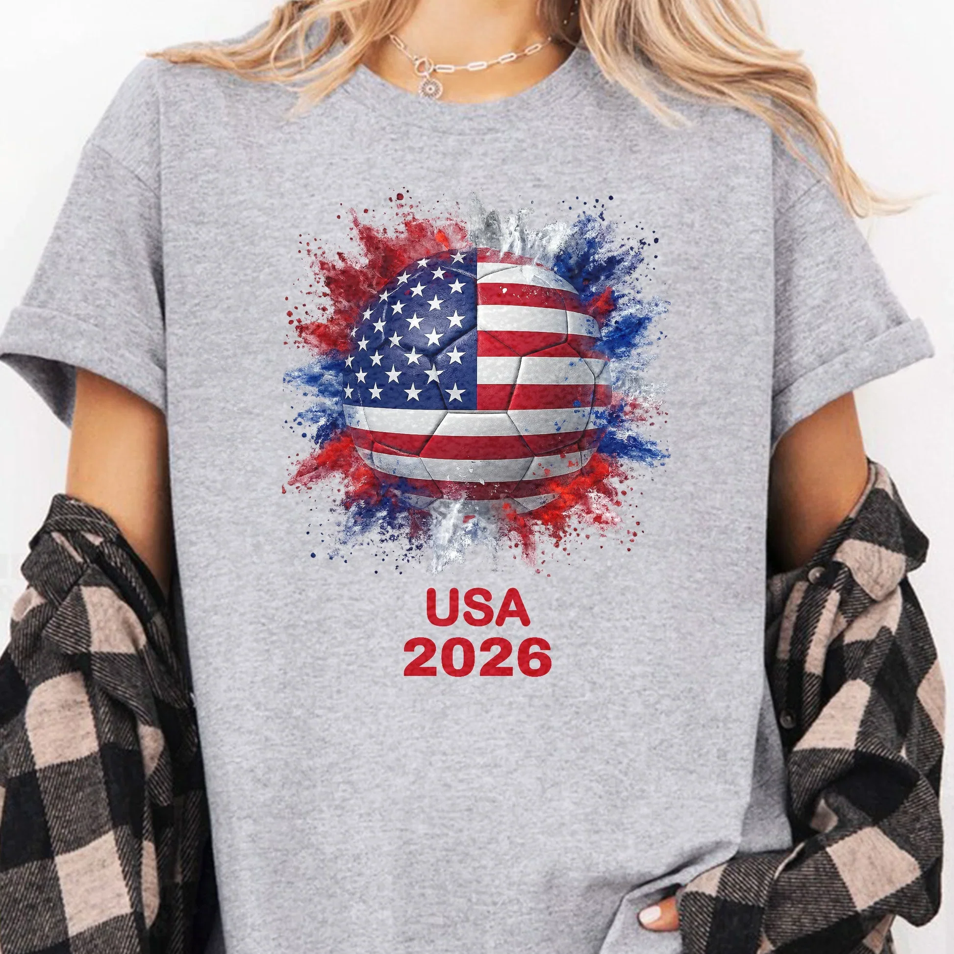 World Cup Country Flag Soccer Ball Splash Classic Tee, Fan Matchday Style, Unique Gift for Soccer Lovers - Image 3