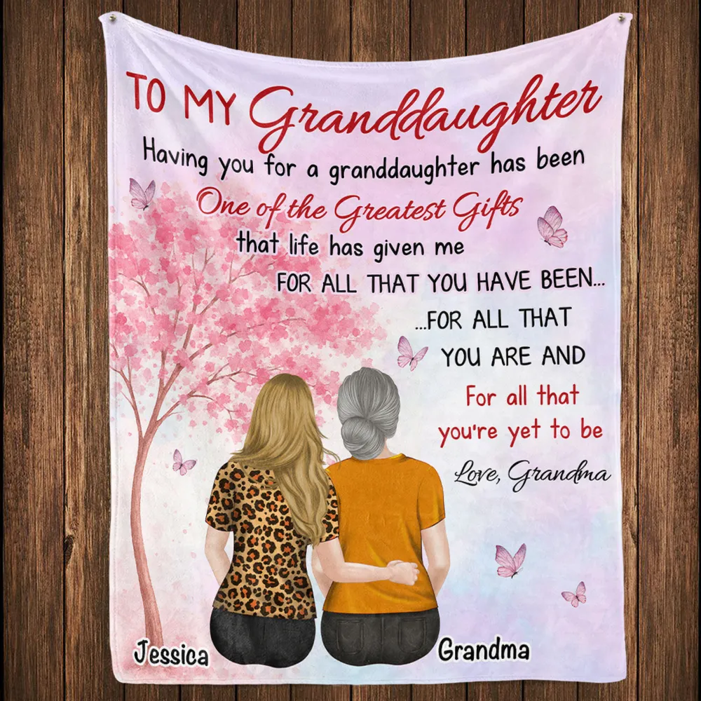 Personalized Daughter and Mom Fleece Blanket, Custom Greatest Gifts Quote, Cozy Unique Gift for Daughter - Image 2