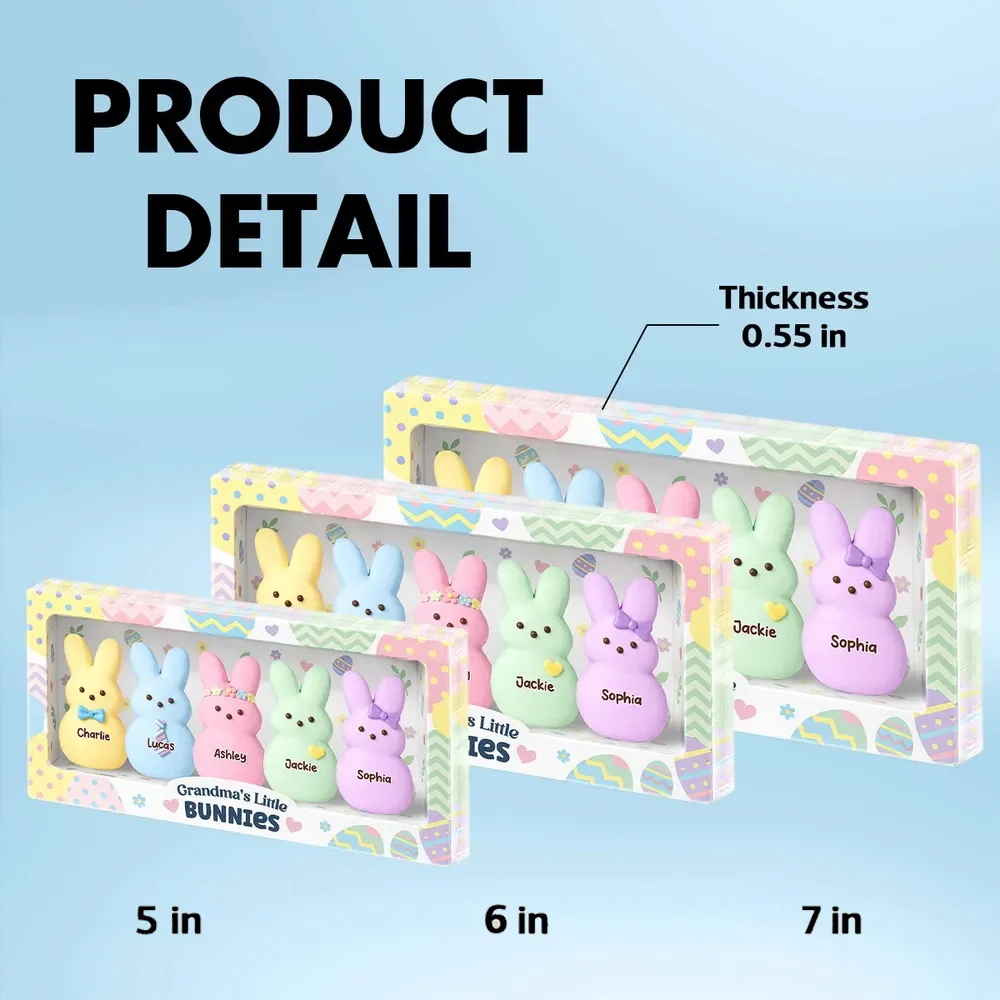 Personalized Shaped Acrylic Block Plaque Grandma's Little Bunnies Easter Shelf Decor, Unique Gift for Grandma - Image 4