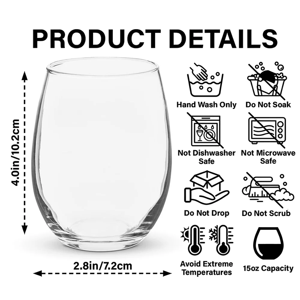 Personalized Pet Photo Wine Glass Admit It Life Would Be Boring With Me Cute Mother's Day Gift for Dog Moms - Image 4