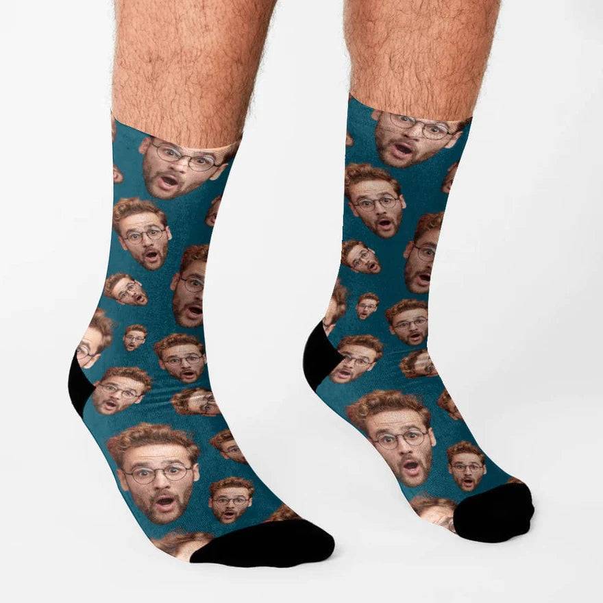 Smile with Every Step - Personalized Photo Socks for Him & Her - Fun & Unique Gift Idea - Image 3