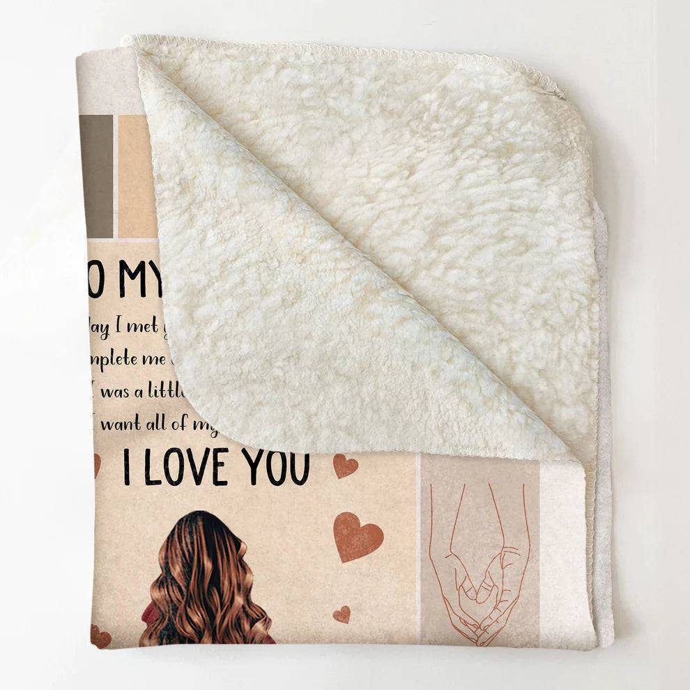 Forever Embrace - 'All Of My Lasts With You' Personalized Love Blanket - Ideal for Valentine's & Anniversaries - Image 5