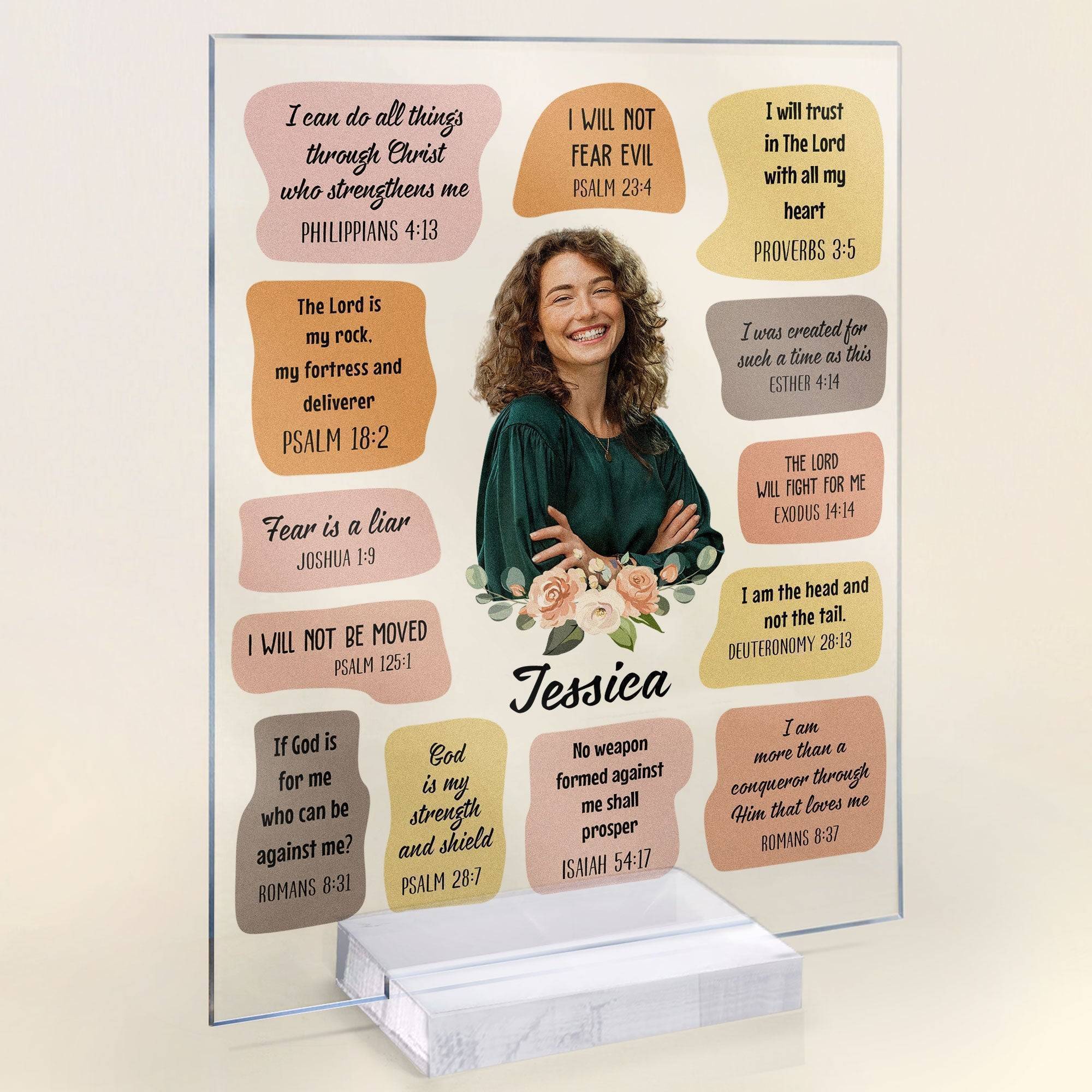 Inspirational Scripture Moments - Customizable Acrylic Photo Plaque with Personalized Bible Verses - Image 4