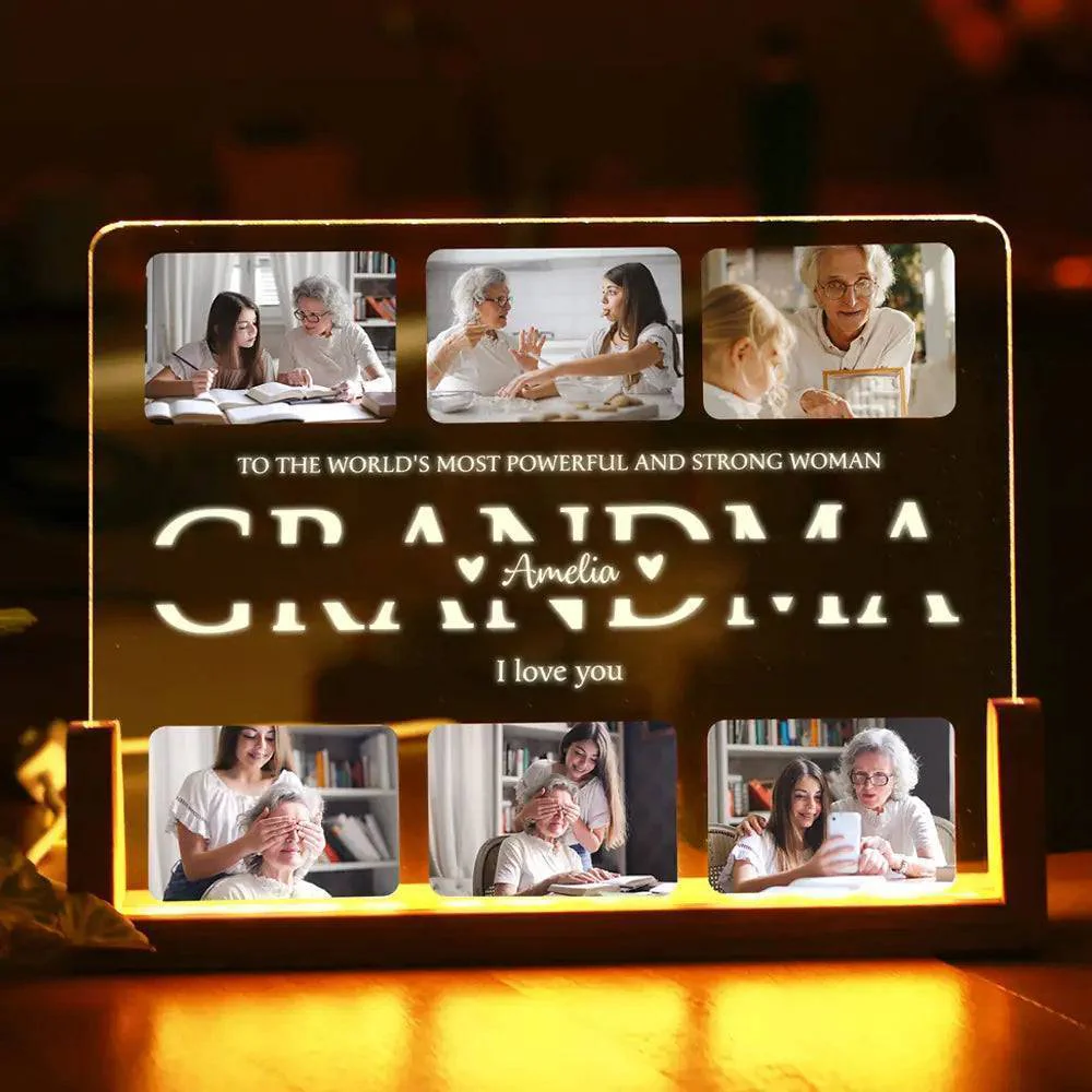 Family Glow - Custom Photo Night Light - Perfect Gift for Mom, Dad & Grandma - Image 3