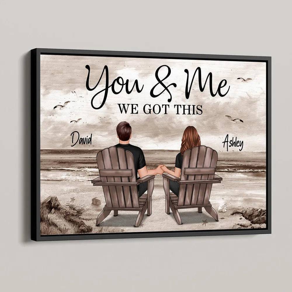 Seaside Memories - Personalized Poster, Canvas, Car Hanger, Pillow, Wallet Card - Unique Gift for Couple, Husband, Wife, Dad, Mom - Image 3