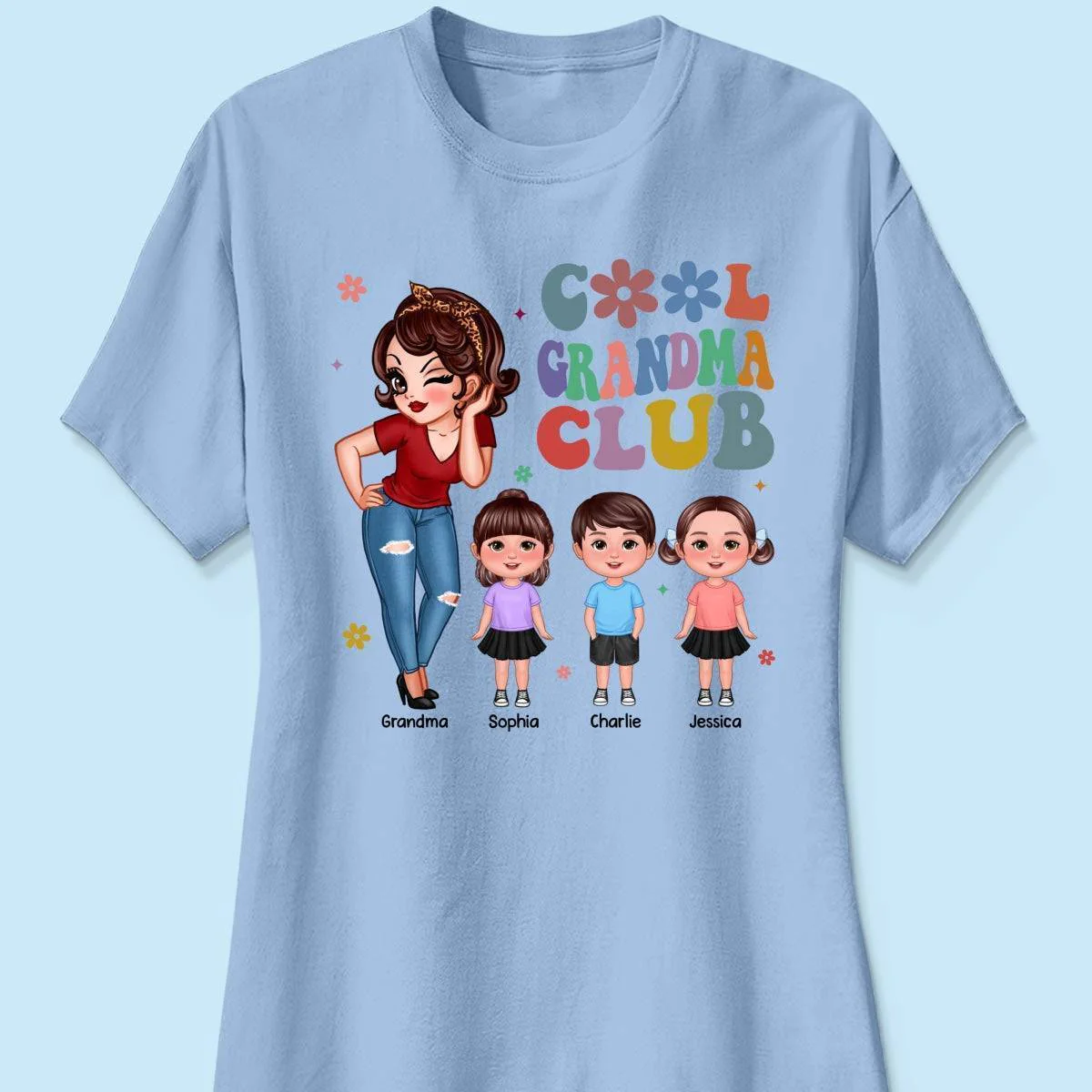 Exclusive 'Cool Grandma Club' Tee - Custom Chic Gift for the Trendsetting Grandma - Image 12