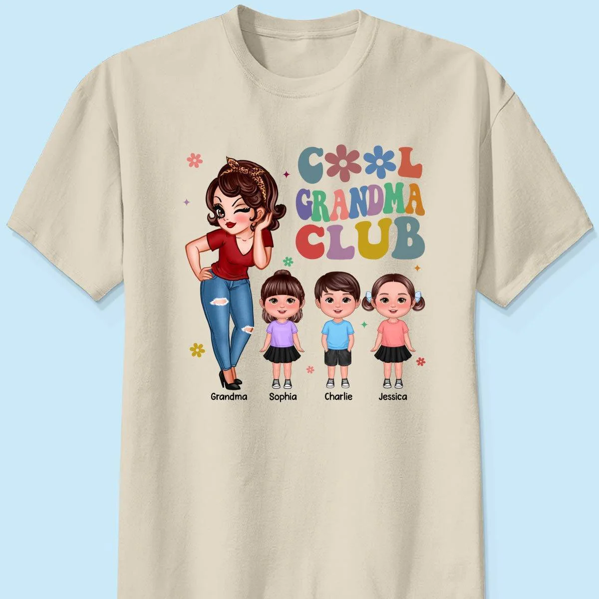 Exclusive 'Cool Grandma Club' Tee - Custom Chic Gift for the Trendsetting Grandma - Image 19