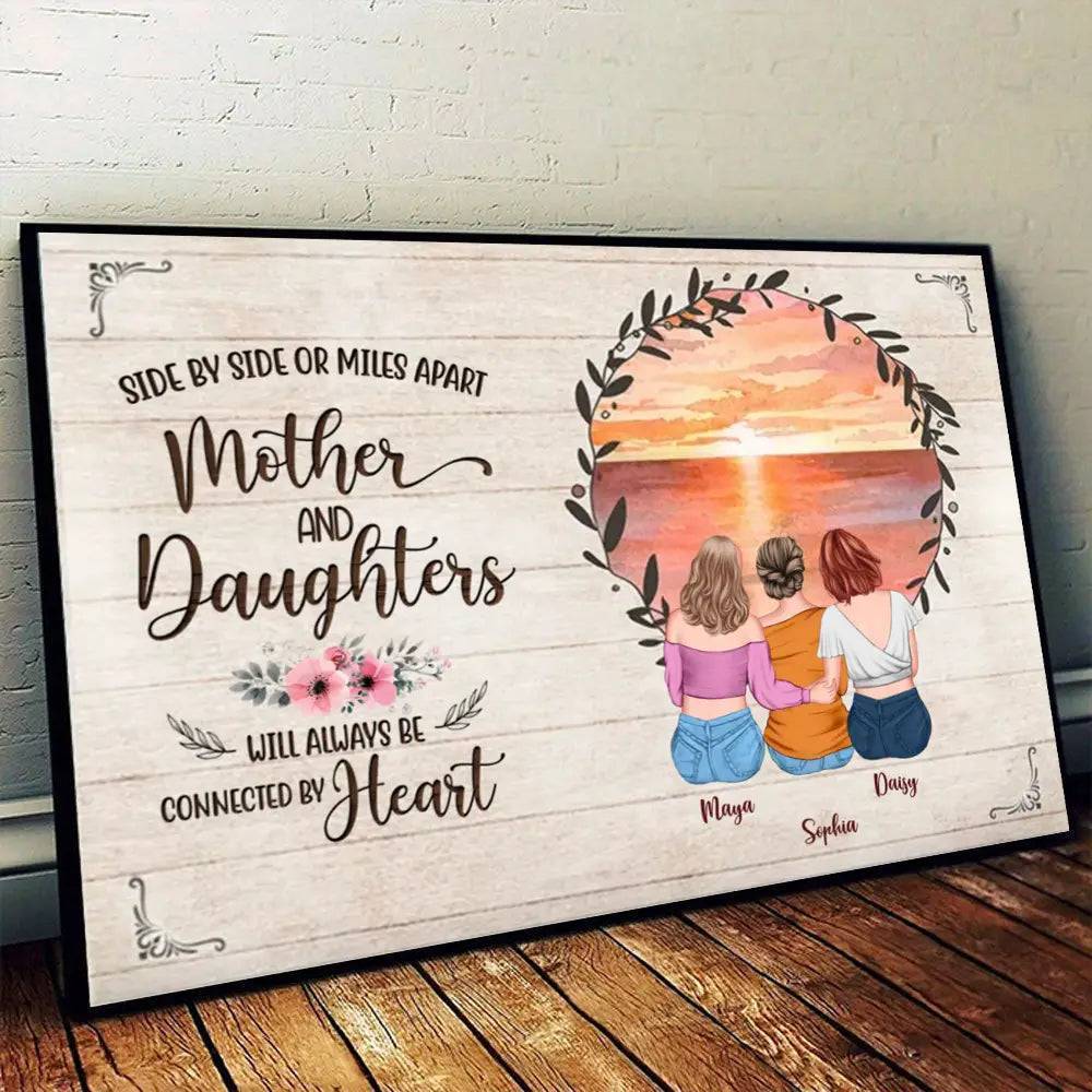 Eternal Maternal - Personalized Sunset Canvas/Poster - The Enduring Love Between Mother & Children - Image 4