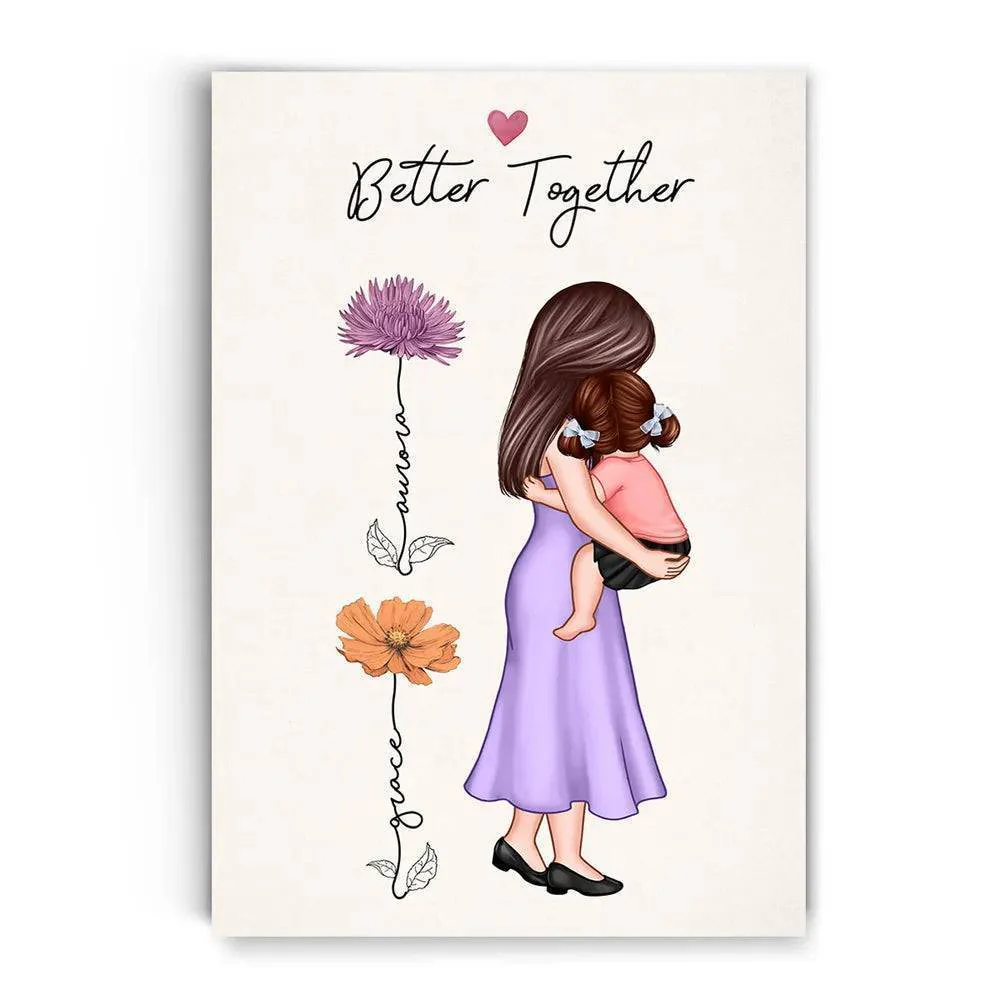 You Are My Everything - Custom Birth Month Floral Poster or Canvas - The Ultimate Mother's Day Tribute - Image 2