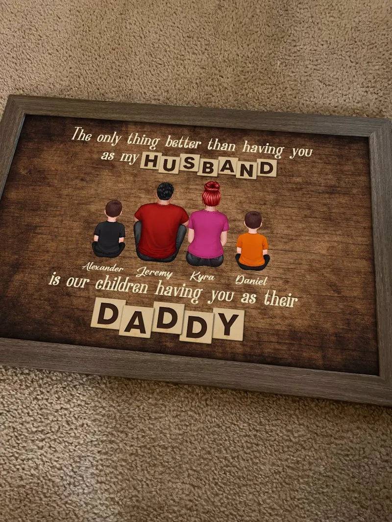 The Only Thing Better Than Father's Day Gift for Dad Grandpa, Personalized Horizontal Poster or Canvas - Image 7
