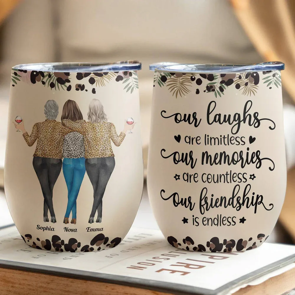 Personalized Sister & Brother Cup, Endless Friendship, Priceless Memories,Custom Gift for Birthday, Christmas, Thanksgiving - Image 3
