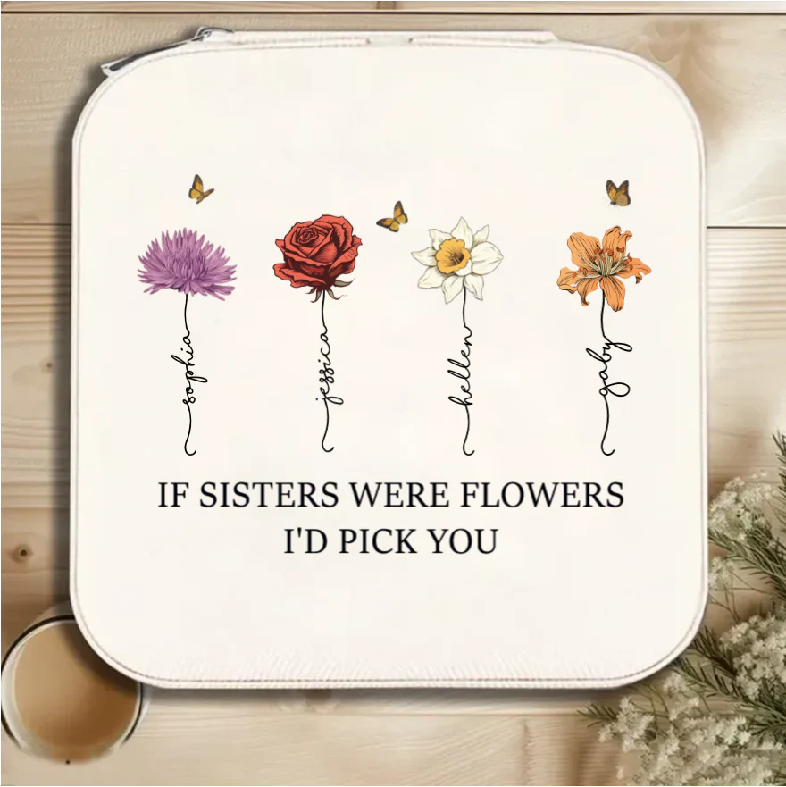 If Friends Were Flowers I'd Pick You - Personalized Cup or Poster or Ornament or Jewelry Dish or Plaque or Keychain - Image 10