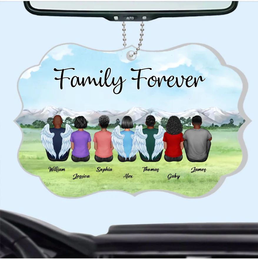 Personalized Brothers & Sisters Forever Poster or Canvas, Keychain, Plaque, Ornament, Wallet Card - Perfect Gift for Siblings, Memorial Keepsake - Image 2