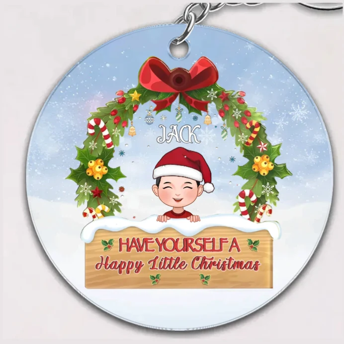 Have Yourself a Merry Christmas Personalized Ornament, Keychain, Plaque, Pillow, Sign - Custom Holiday Gift - Image 4