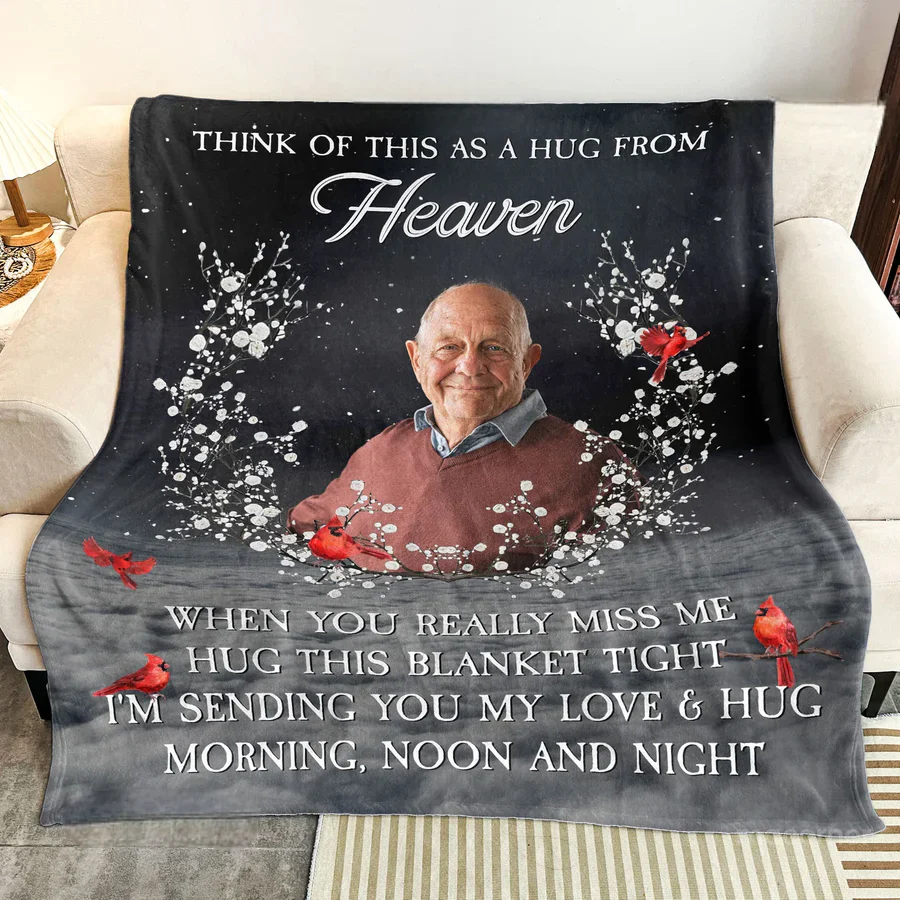 Personalized Memorial Blanket, Plaque, Keychain, Ornament, Sign – Custom Gift to Remember Loved Ones - Image 3