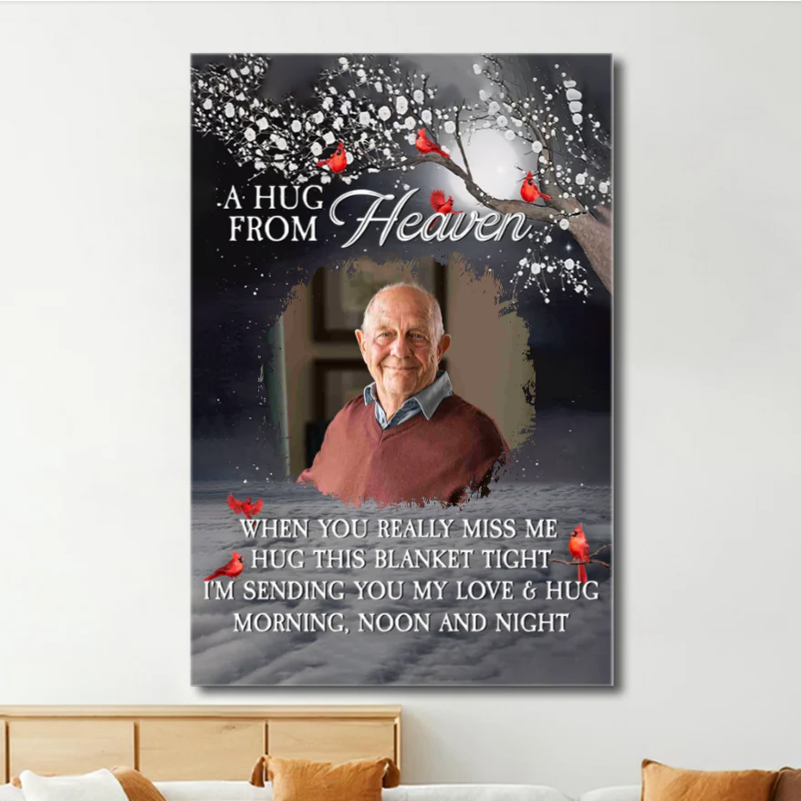 Personalized Memorial Blanket, Plaque, Keychain, Ornament, Sign – Custom Gift to Remember Loved Ones - Image 4