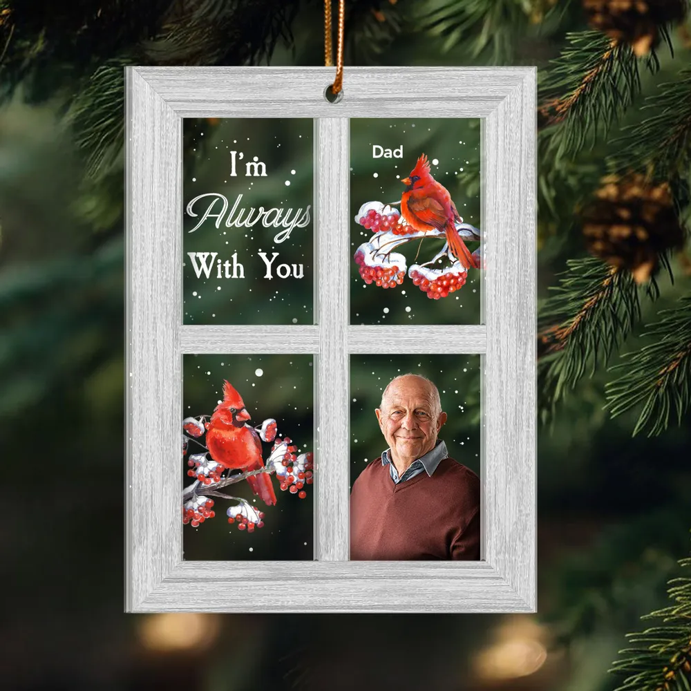 Personalized Memorial Cardinal Ornament - Cherish the Memory of Loved Ones - Image 2