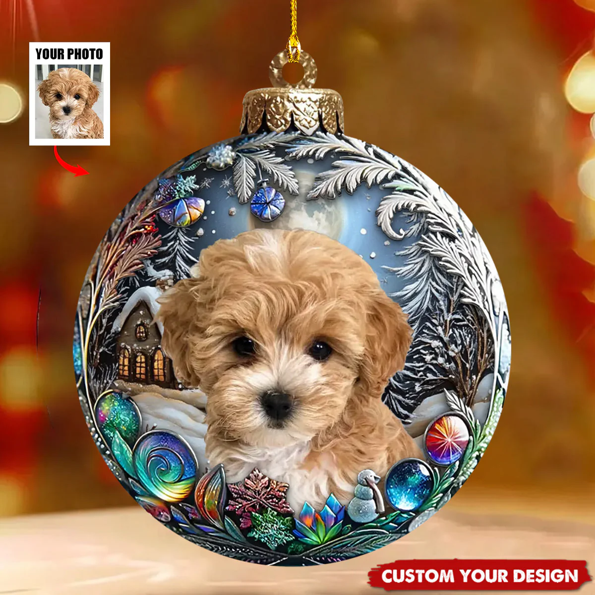 Custom Pet Photo Ornament - Cherish Your Furry Friend Forever - Image 4