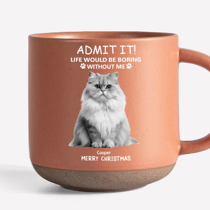 Personalized Christmas Glass Cup - Funny Pet - Themed Gift Cup - Image 2