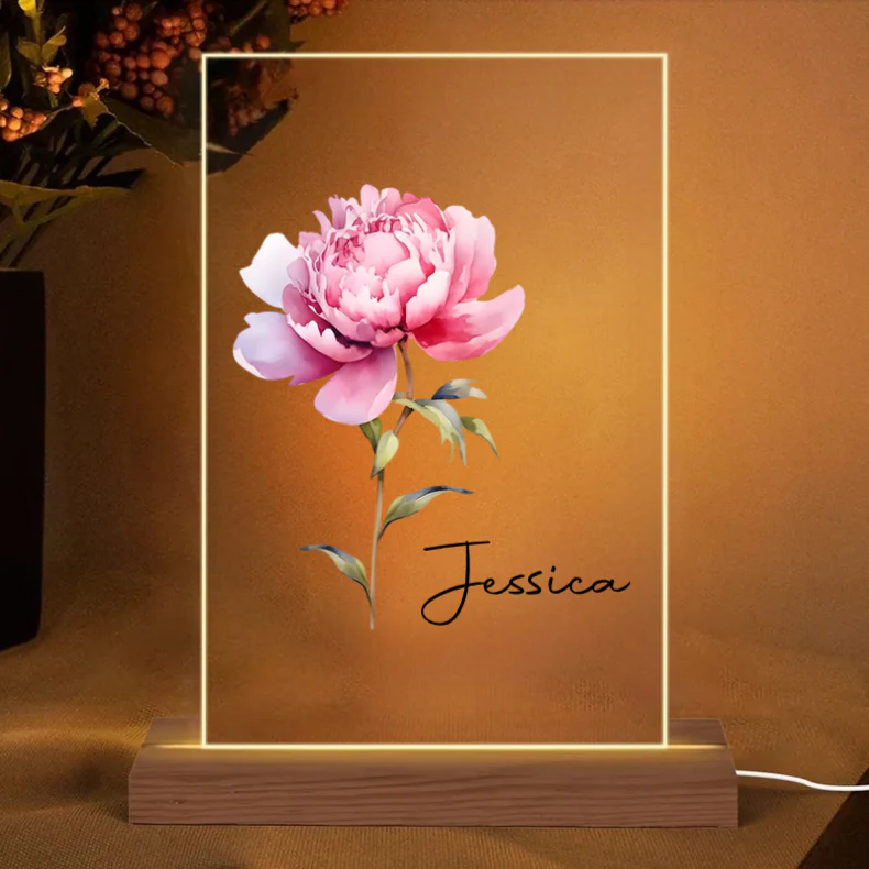 Personalized Floral Whiskey Glass, Custom Daisy Design with Name - Perfect Gift for Her - Image 11