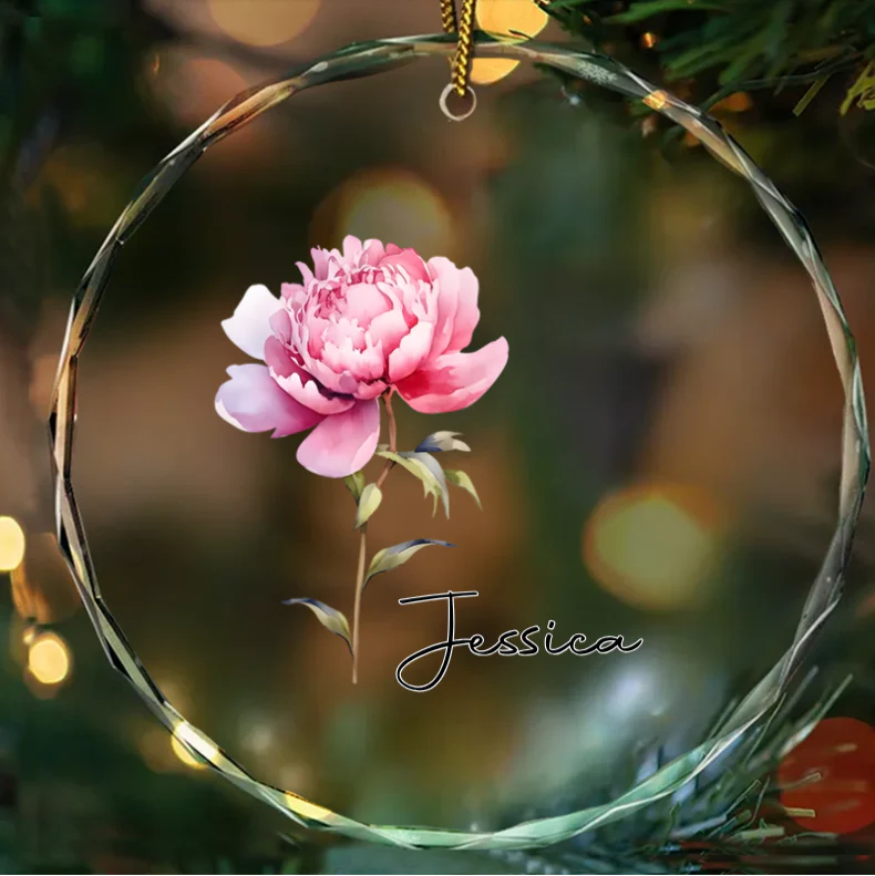 Personalized Floral Whiskey Glass, Custom Daisy Design with Name - Perfect Gift for Her - Image 7