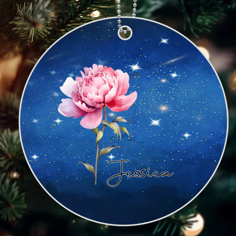 Personalized Floral Whiskey Glass, Custom Daisy Design with Name - Perfect Gift for Her - Image 8