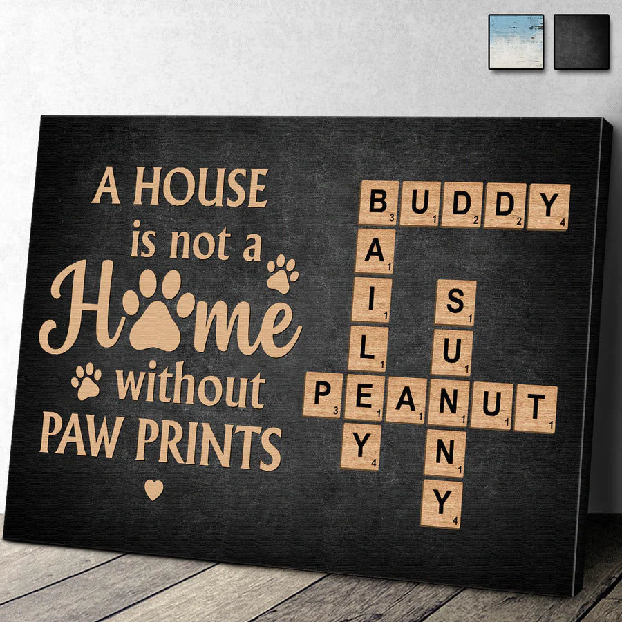 Personalized Pet Lover Poster - 'A House Is Not a Home Without Paw Prints' - Perfect Gift for Animal Enthusiasts - Image 5