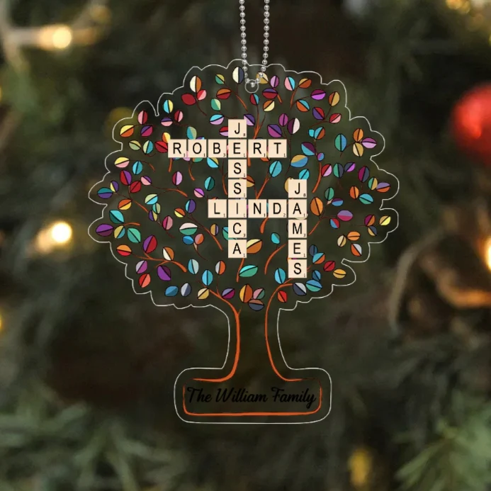 Personalized Family Tree Ornament - The Perfect Holiday Gift for Cherished Family Memories - Image 6