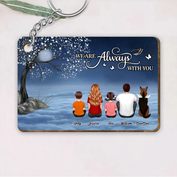 Butterfly I Am Always With You Memorial Personalized Poster or Keychain or Ornament or Plaque - Image 2