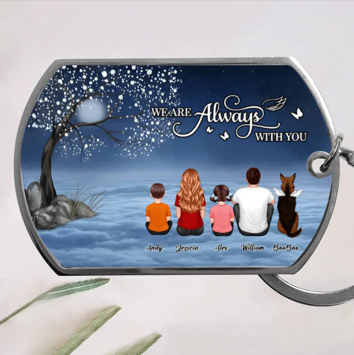 Butterfly I Am Always With You Memorial Personalized Poster or Keychain or Ornament or Plaque - Image 3