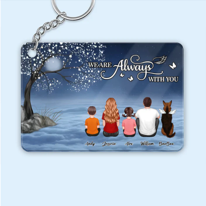 Butterfly I Am Always With You Memorial Personalized Poster or Keychain or Ornament or Plaque - Image 4