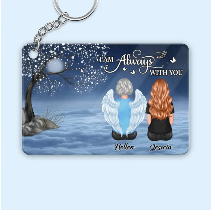 Butterfly I Am Always With You Memorial Personalized Poster or Keychain or Ornament or Plaque - Image 5