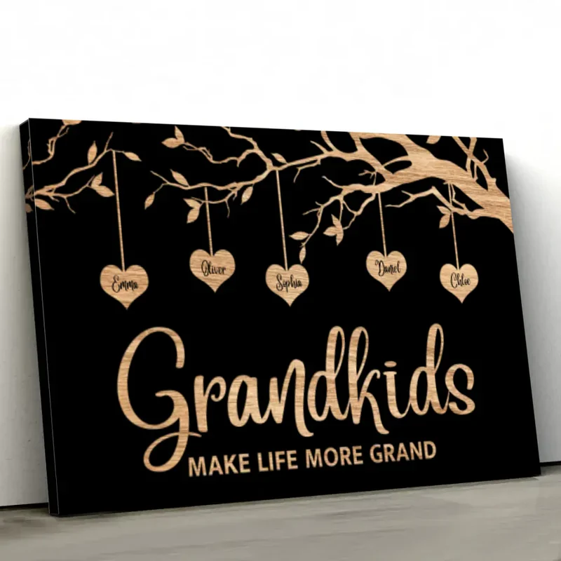 Personalized Family Love Poster or Keychain or Ornament or Plaque – Custom Family Portrait Art Gift for Parents, Grandparents, or Siblings - Image 3