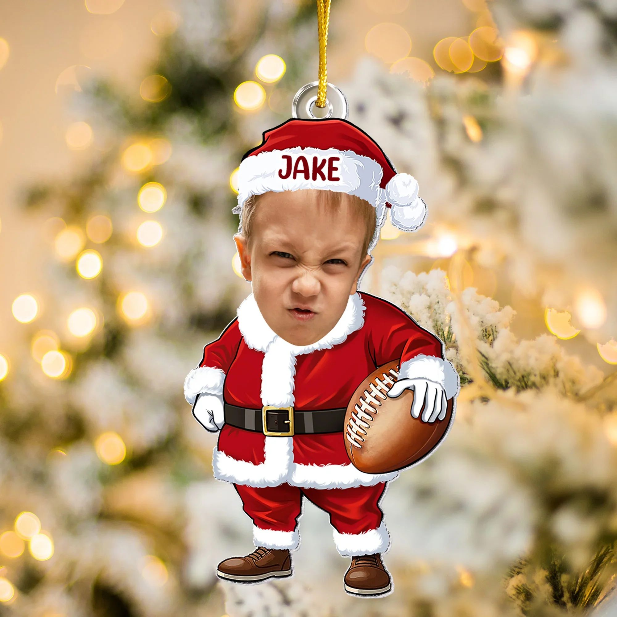 Funny Personalized Christmas Ornament – Perfect Gift for Quirky Kids and Grandkids, Celebrate Holiday Cheer - Image 7