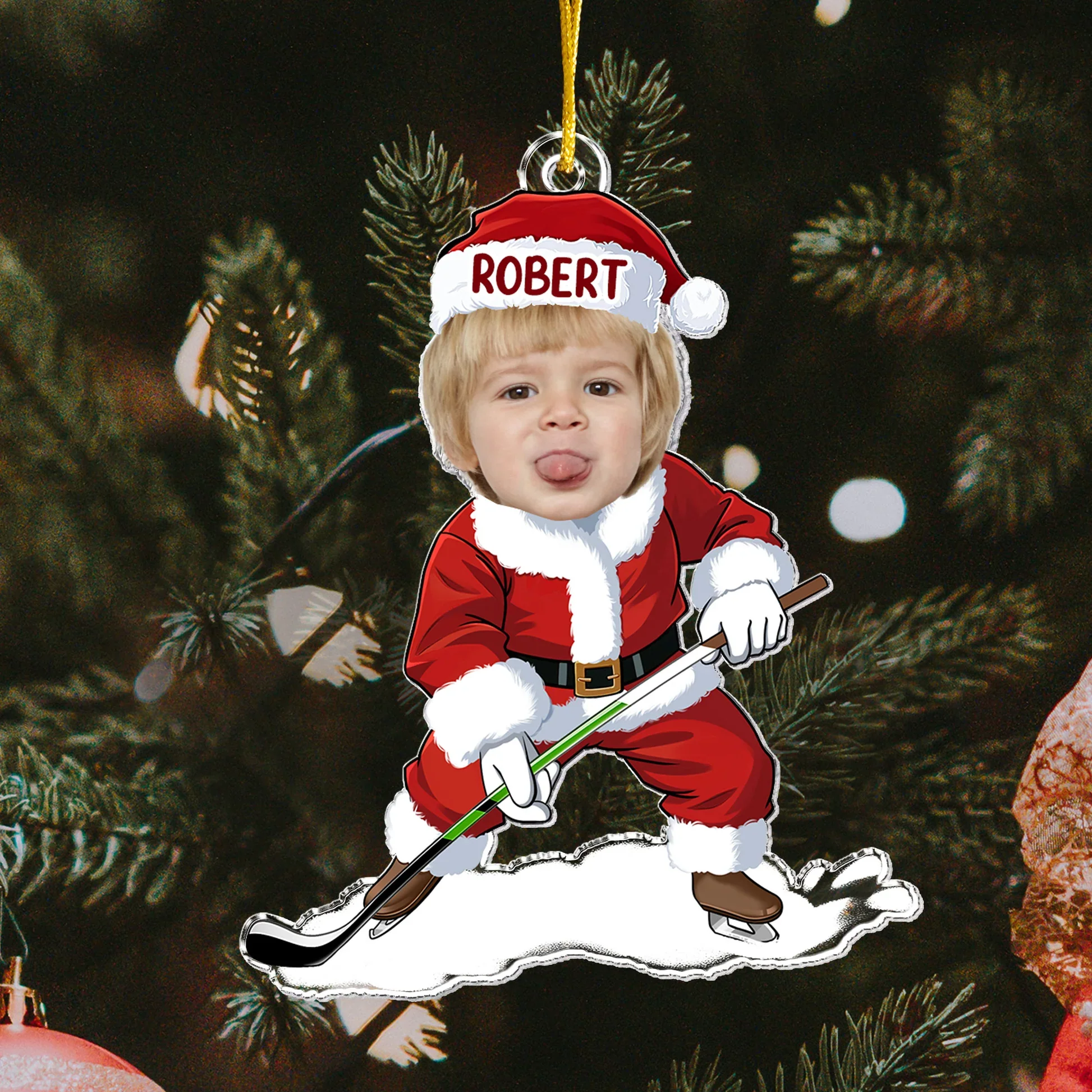 Funny Personalized Christmas Ornament – Perfect Gift for Quirky Kids and Grandkids, Celebrate Holiday Cheer - Image 9