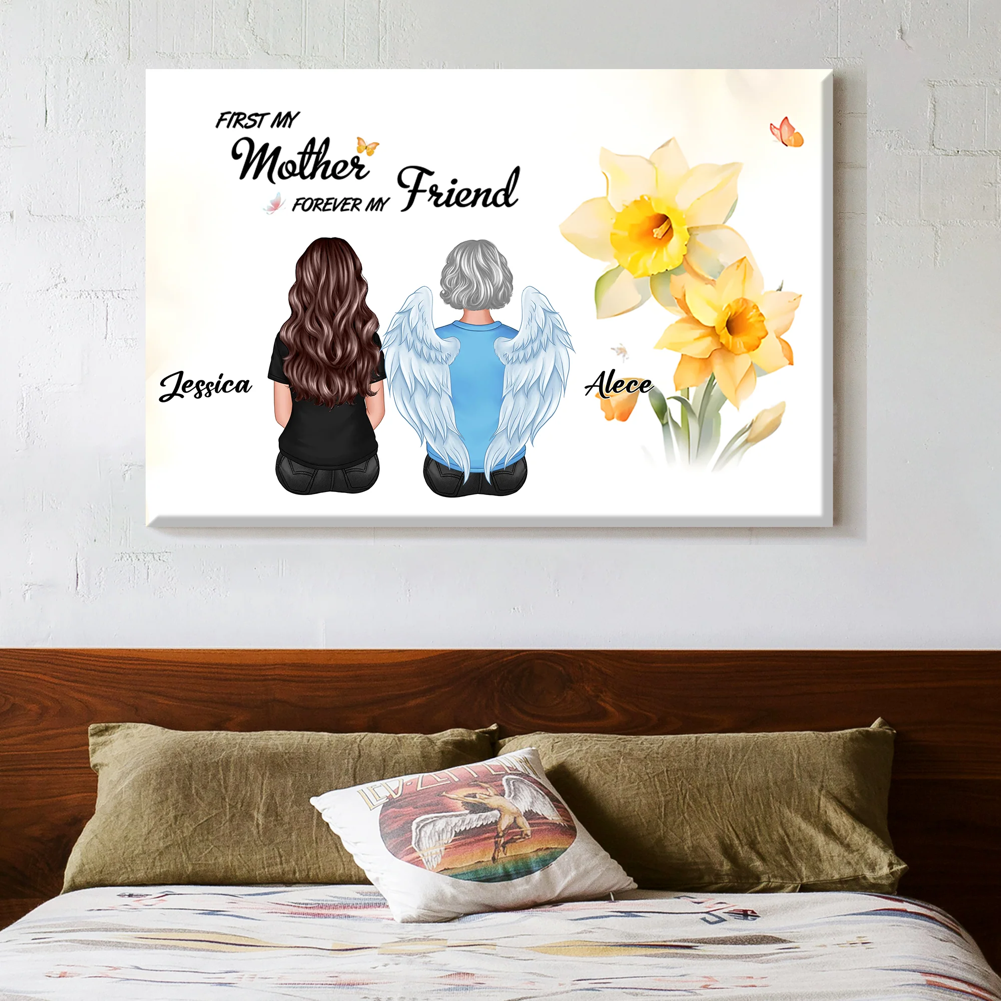 Personalized Mother’s Poster with Birth Month Flowers – A Heartfelt Gift to Honor Your Mom - Image 3