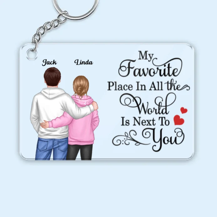 Personalized Couple Cup - "My Favorite Place in the World Is Next to You," A Perfect Gift for Any Occasion! - Image 5