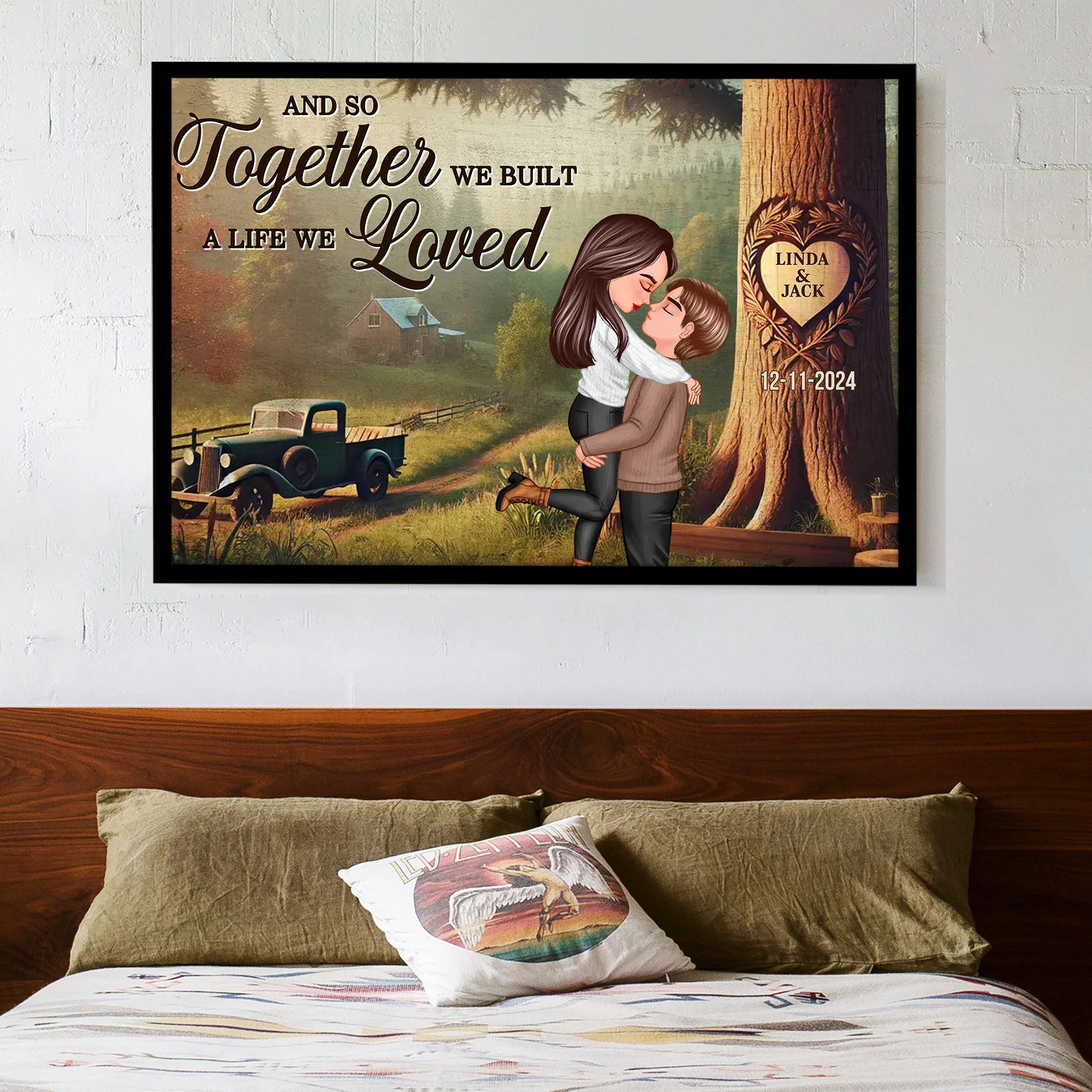 Personalized Couple Poster - A Unique Gift for Love | Custom Wall Art for Couples | Perfect for Anniversaries or Special Occasions - Image 2