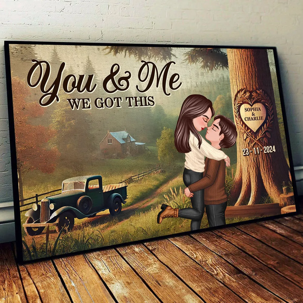 Personalized Couple Poster - A Unique Gift for Love | Custom Wall Art for Couples | Perfect for Anniversaries or Special Occasions - Image 4