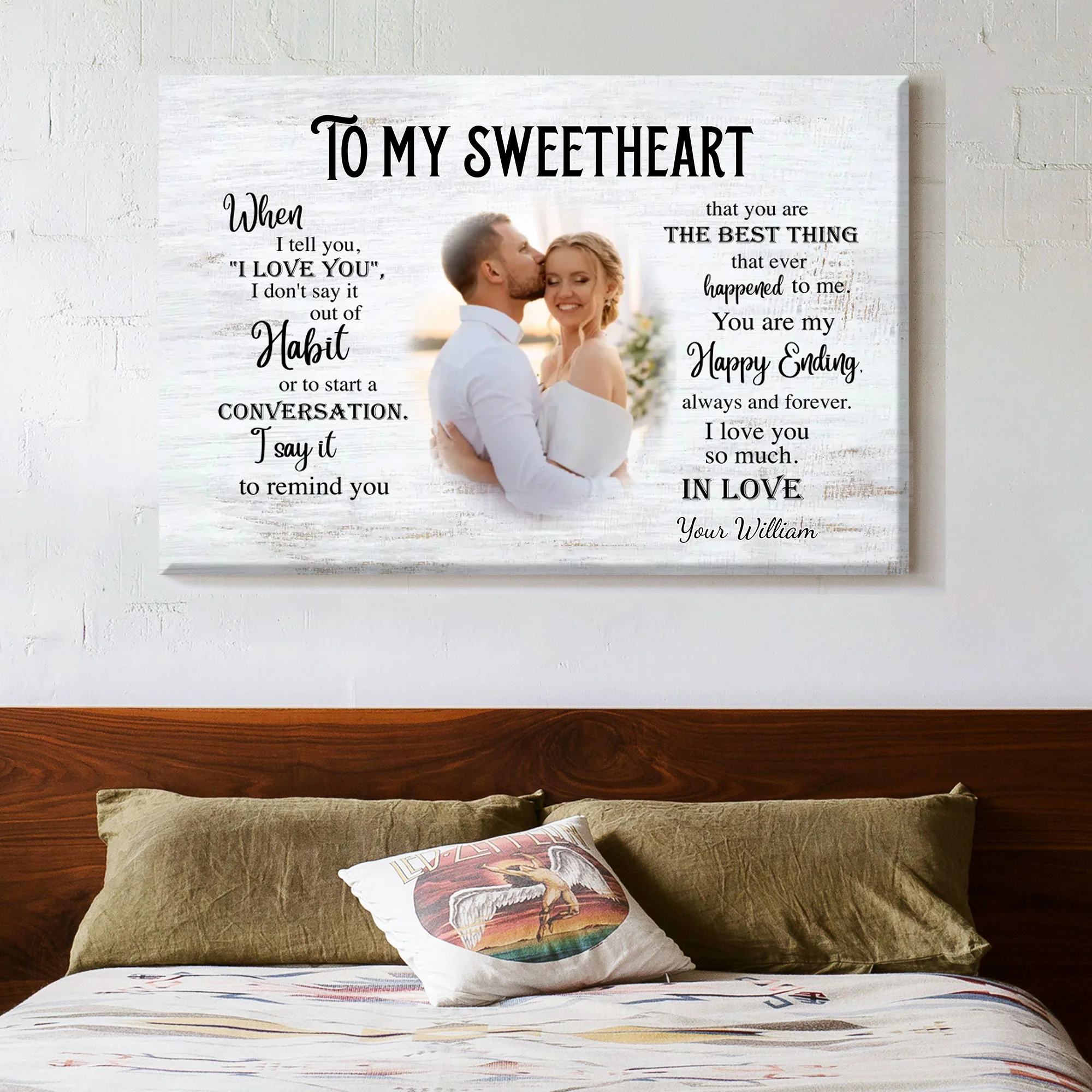 Personalized Valentine’s Day Poster for Couples - A Deep Love Confession - Image 3
