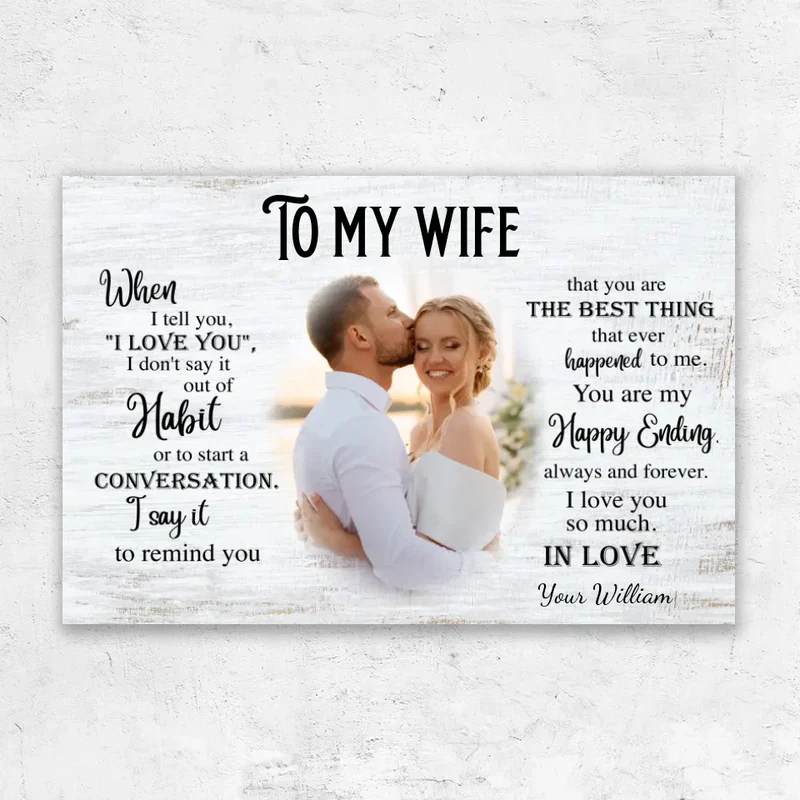 Personalized Valentine’s Day Poster for Couples - A Deep Love Confession - Image 4