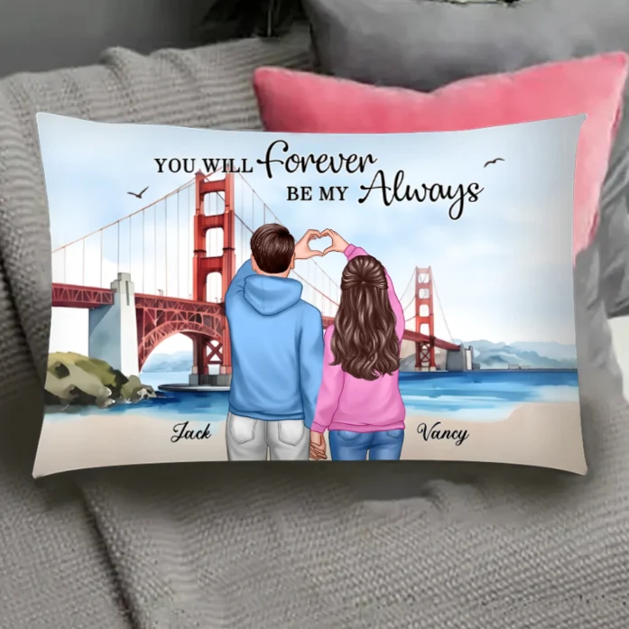 Custom Couple Poster - A Timeless Love Story with Scenic Bridge Backdrop - Image 10