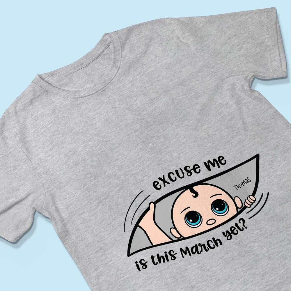 Funny Pregnancy T-Shirt – Customizable “Baby Is Coming” Women’s Tee, Hoodie & Sweatshirt, Perfect Gift for Moms-to-Be - Image 8