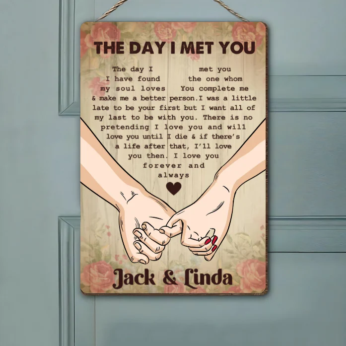 Couple Holding Hands Custom Vertical Poster – "Forever Love" Perfect Romantic Holiday Gift - Image 9