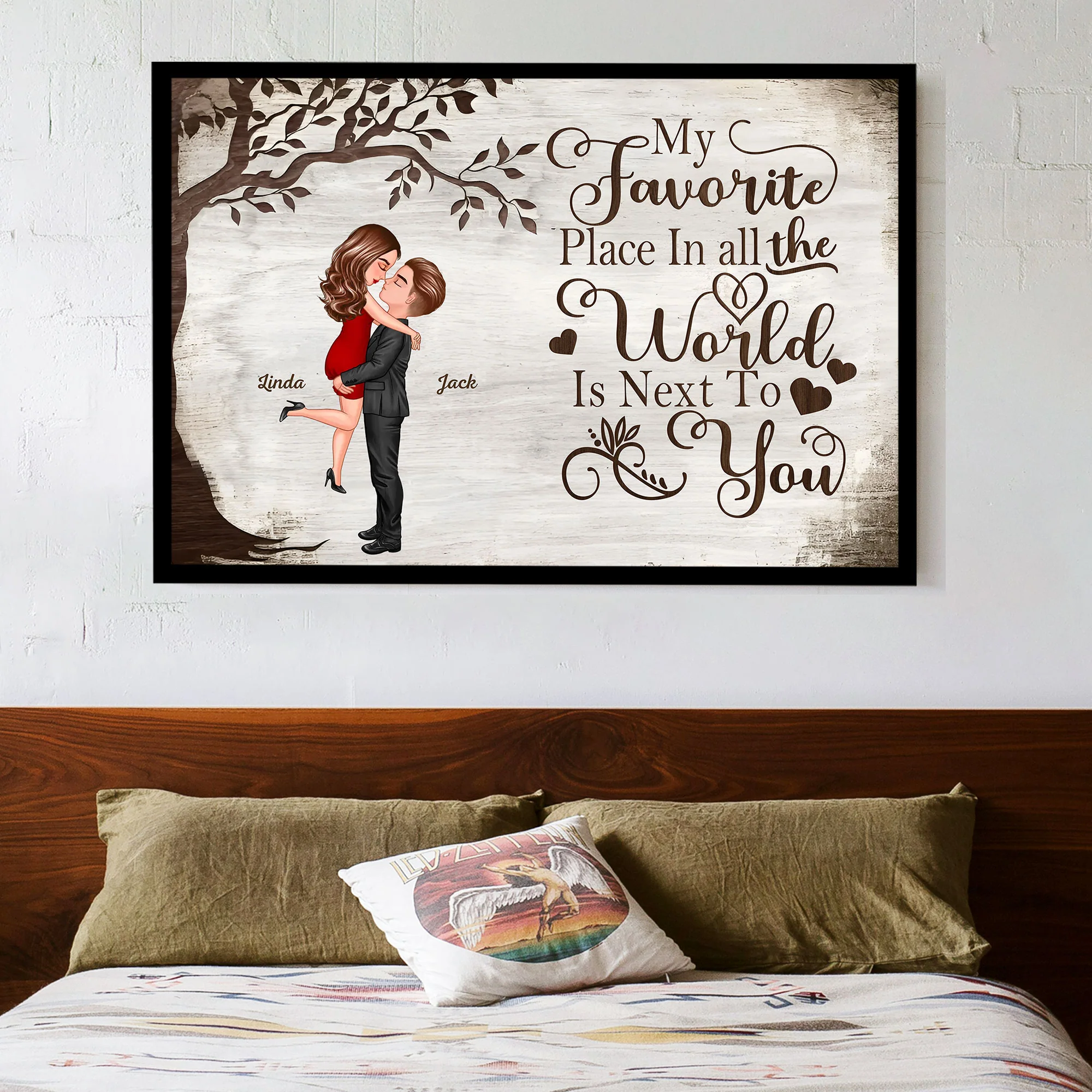 Personalized Couple Poster – Custom Love Memory Keepsake Gift - Image 3