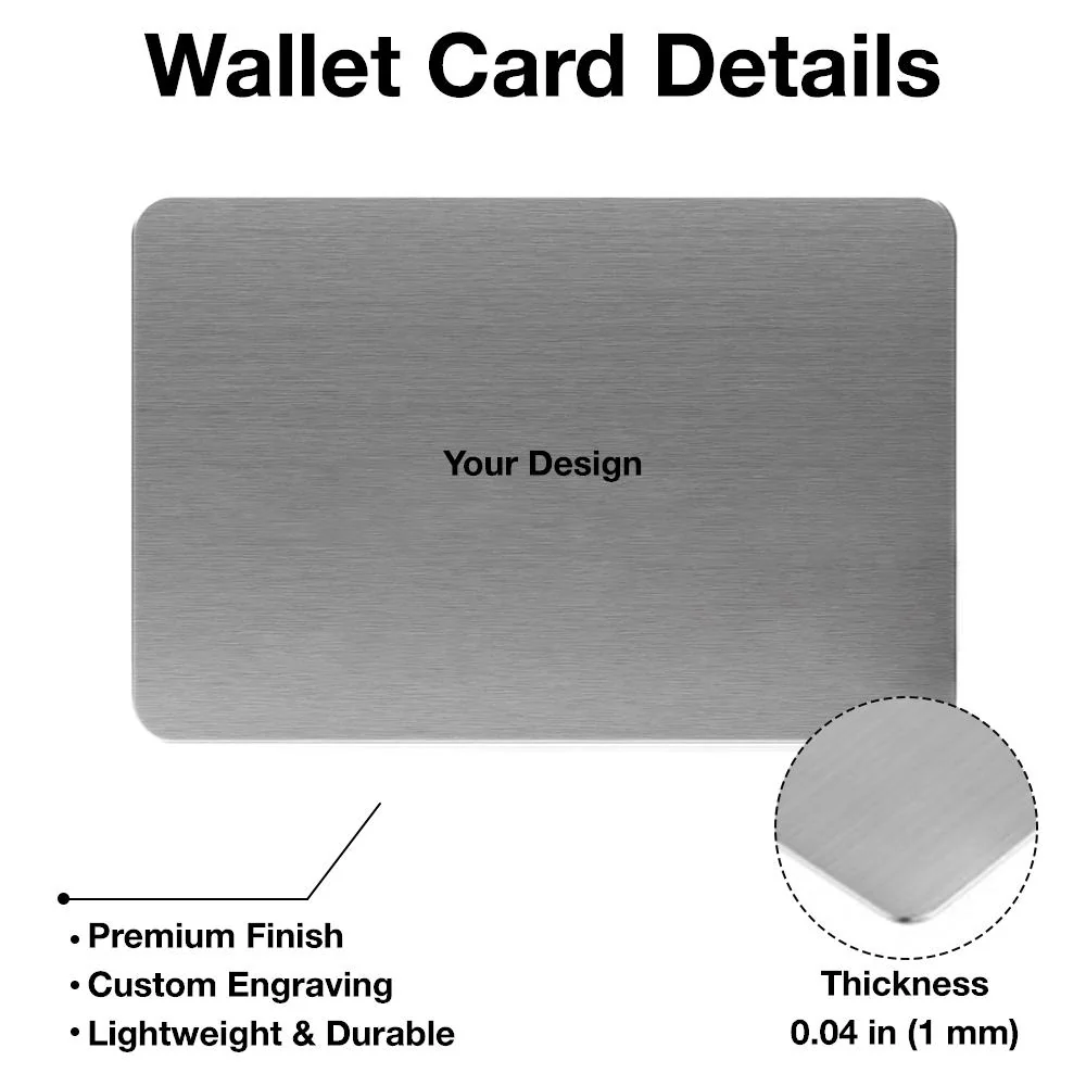 Pet Memorial Metal Wallet Card – Personalized Design to Cherish Eternal Love for Pets - Image 7