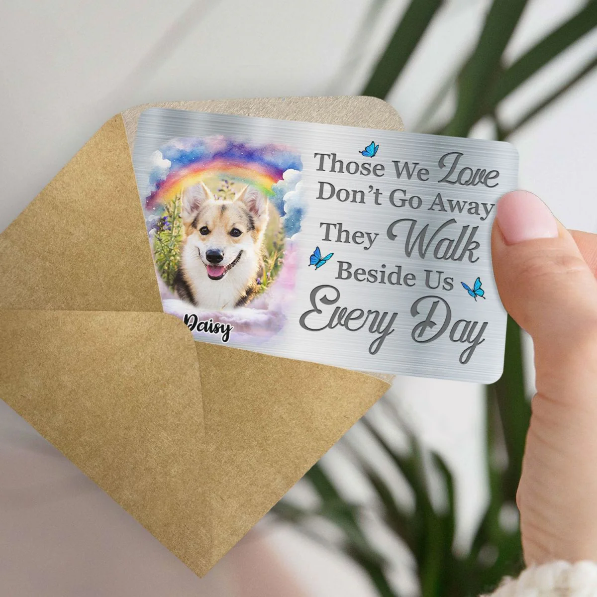 Pet Memorial Metal Wallet Card – Personalized Design to Cherish Eternal Love for Pets - Image 8