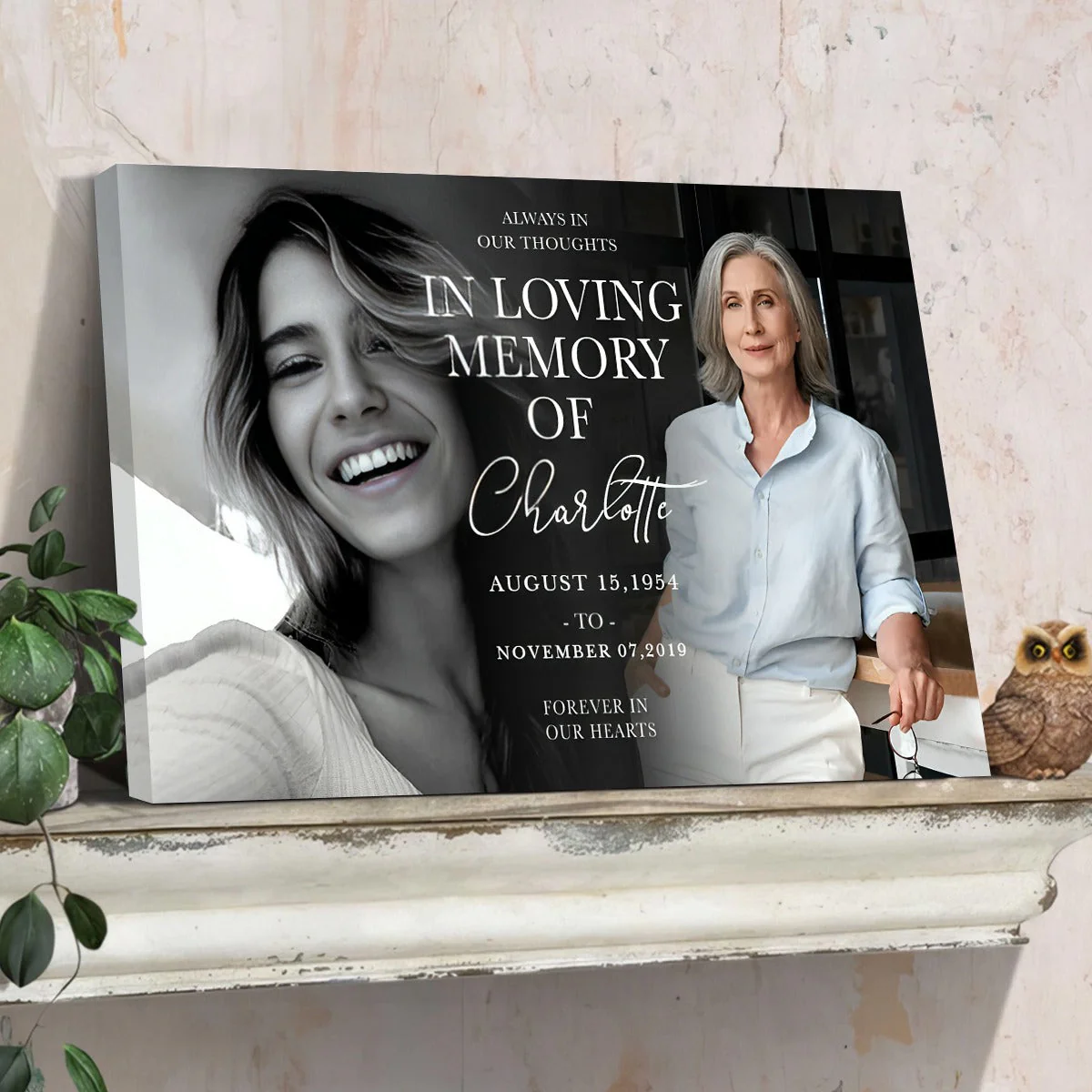 Forever In Our Hearts Canvas - Celebrate the Life of Your Loved Ones with Personalized Memorial Poster or Canvas - Image 12