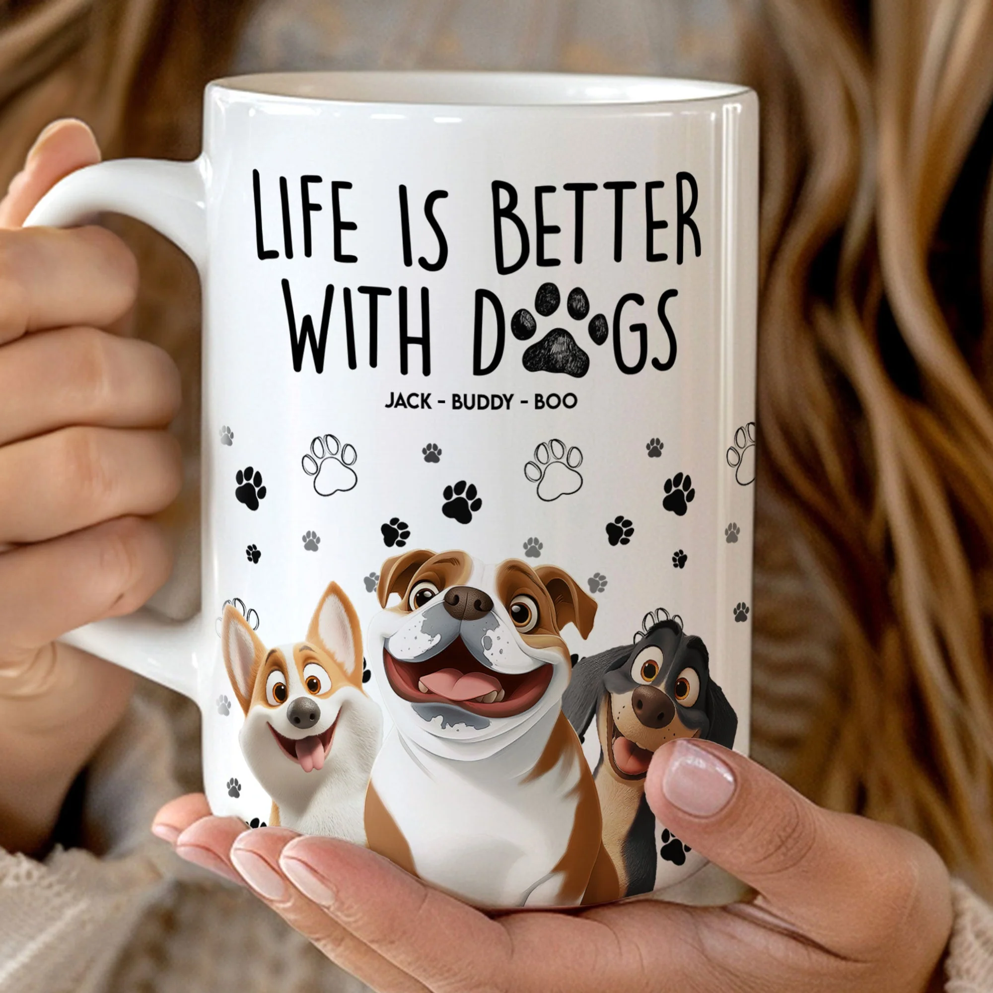 Adorable Dog-Themed Ceramic Mug, Adding Warmth and Joy to Your Day - Image 5