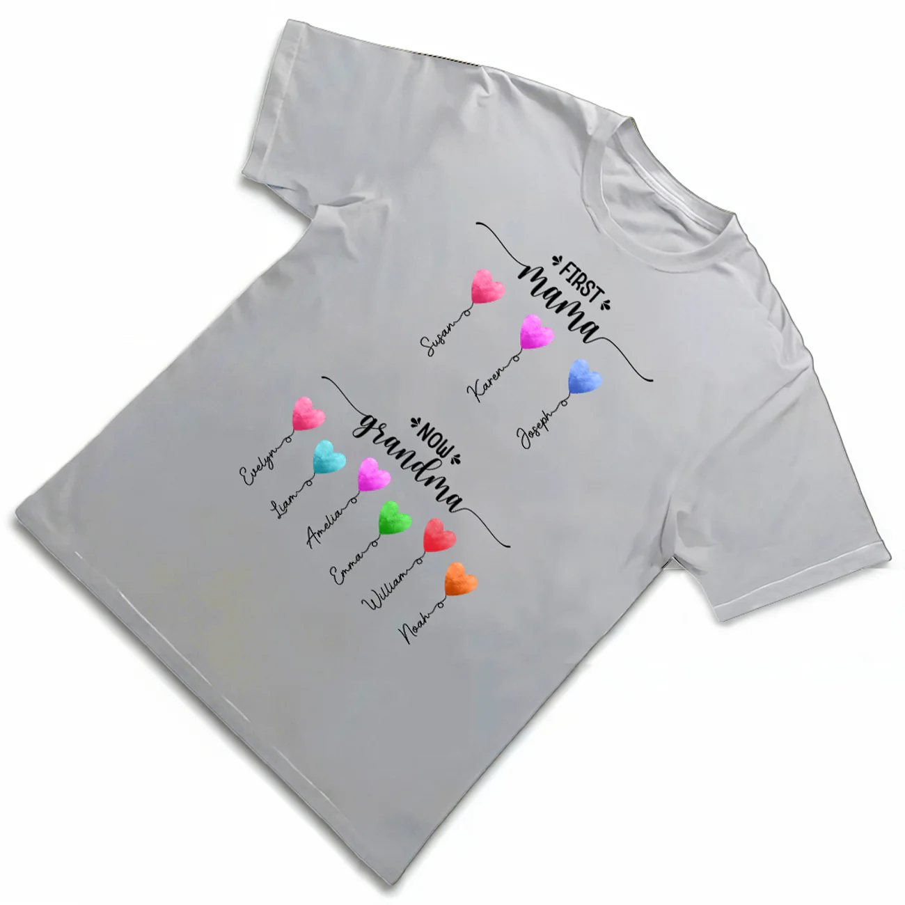 Creative Mother’s Day Gift – Customizable Family Names Classic Tee - Image 2